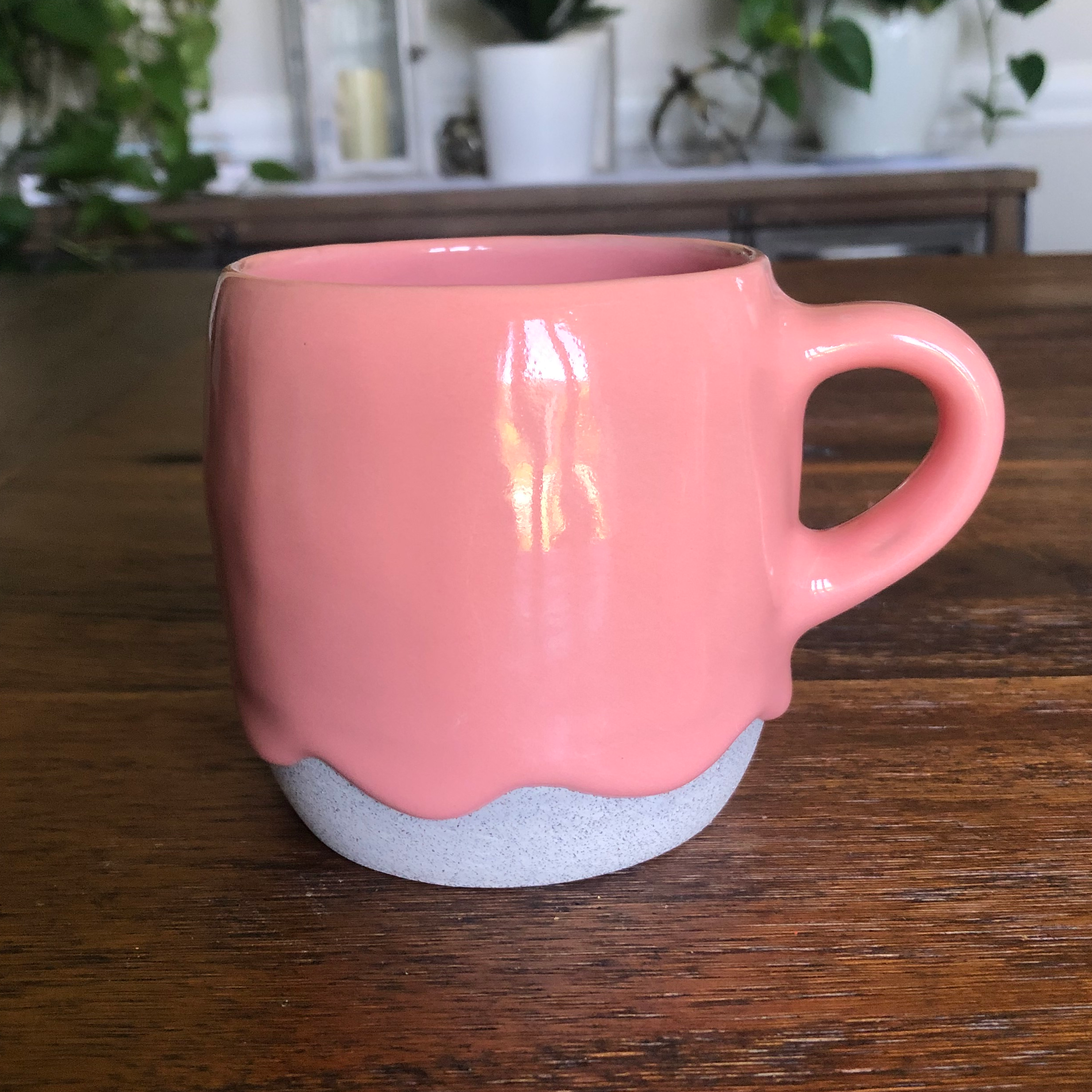 Pink Tangerine Ceramic Round Mug
